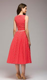 Vintage Dot Printing Dress