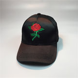 Rose Embroidered Cap