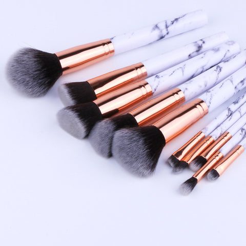 Marble Handle Makeup Brushes