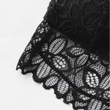 Black Lace Cropped Bralette