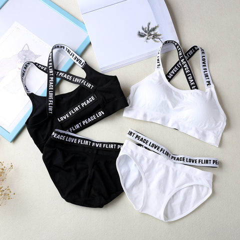 Black and White Letters Underwear
